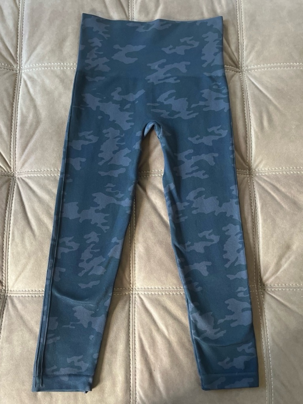 SPANX Navy Camo High Waist Leggings